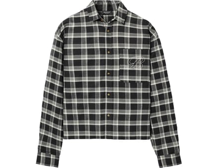 Burocs Checked Shirt Zwart