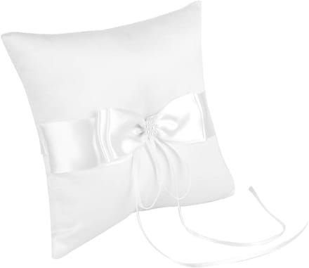 Carnelian Kussen - Wit Polyester, 15x15 cm, Ideaal voor Decoratie en Meditatie