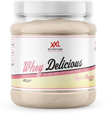 XXL Nutrition - Whey Delicious - Yoghurt Raspberry - Eiwitpoeder - 450 g