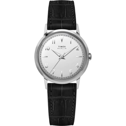 Timex Marlin TW2Y37600 Horloge - Leer - Zwart - Ø 34 mm