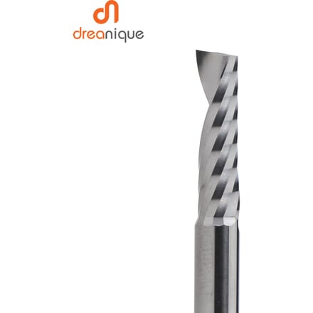 Dreanique 5 st/lot Enkelvoudige Fluit Spiraalfrees CNC 3D Reclame Gravure 1 Fluit Bit voor hout Acryl Aluminium Kunststoffen Snijden