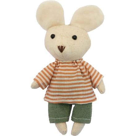 Miniatuur muis "Jongen", groen