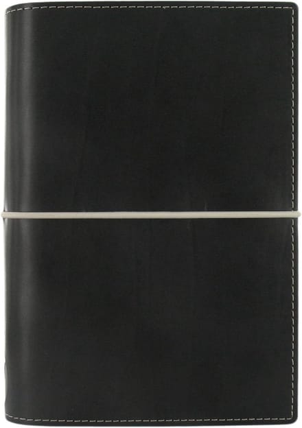 Personal Domino Organizer Agenda Zwart met Ringmechanisme