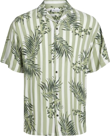 JACK&JONES - JJJEFF RESORT AOP SHIRT SS - Heren - Overhemden
