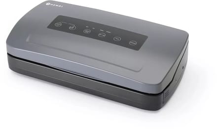 HENDI Compacte vacuümmachine – ingebouwde rolcontainer – dubbele sealtijd en vacuümkracht – 385x205x95 mm