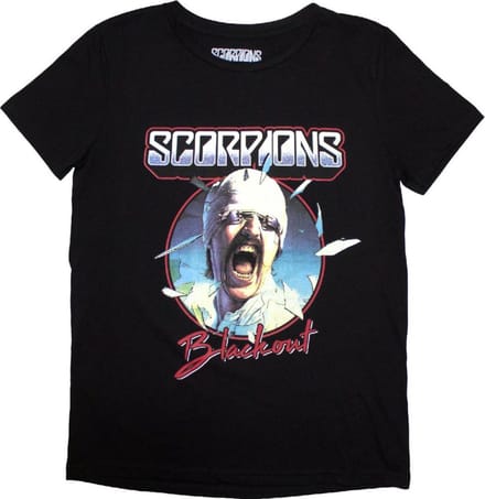 Scorpions - Blackout Tour '82 Dames T-shirt - S - Zwart