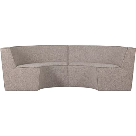 WOOOD Europa 4-Zits Eetbank - Polyester - Zand - 85x372x93