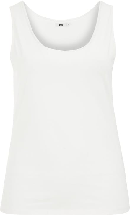 WE Fashion Dames singlet met kant - Curve