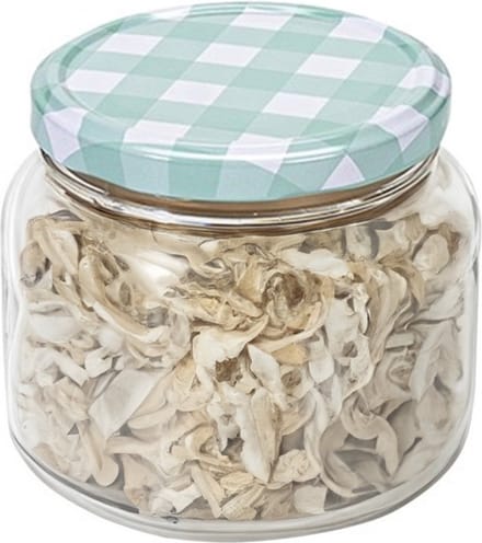 Hega Hogar Weckpot/voorraadpot Classico - 600 ml - kunststof - draaideksel - groen - D10 x H9 cm