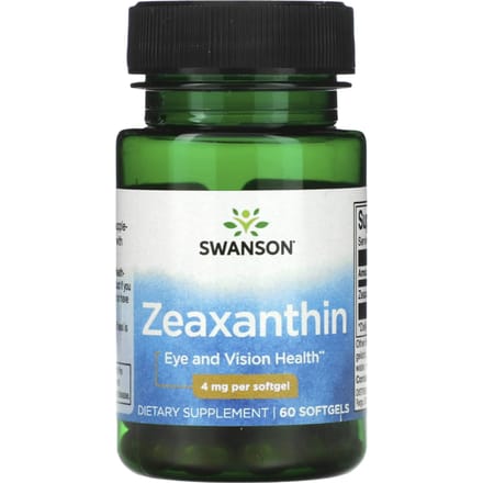 Zeaxanthine, 4 mg, 60 softgels