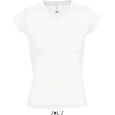 SOL'S Women´s V-Neck-T-Shirt Moon L156 - White - S