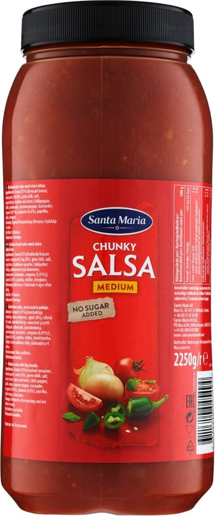 Santa Maria - Chunky Salsa Medium - 2,25 kg