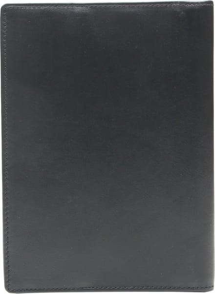 Esquire Leren Identiteitskaarthoesje Logo ID Card Case Black Zwart
