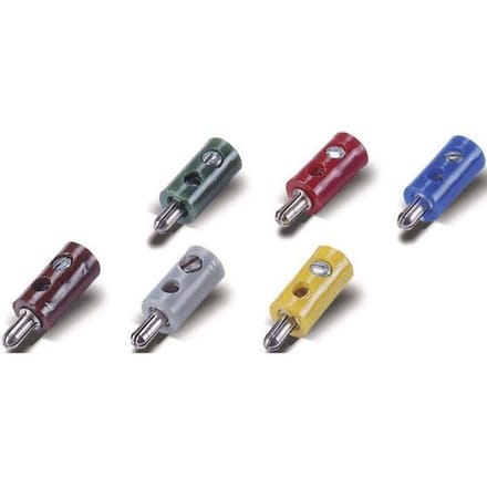 Modelspoor stekker 2.6 mm 100 stuk(s) Met dwarsgat Wit