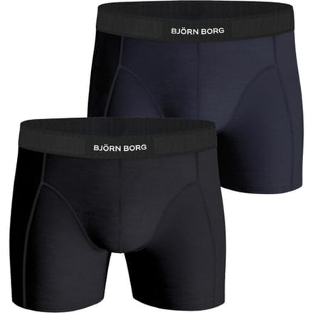 Bjorn Borg Boxers 2 Pack Black/Blue - Maat S - Heren - Boxershorts