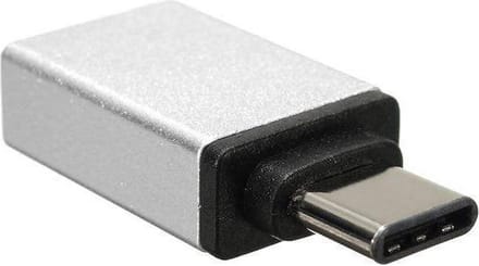 New Age Devi - USB A - USB C Adapter Zilver - OTG Converter