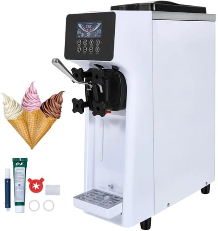 Seth Select Ijsmachine – Aanrecht Model – Softijsmachine 1 Smaak – Touchscreen – Zelfreinigend & Pre-koeling