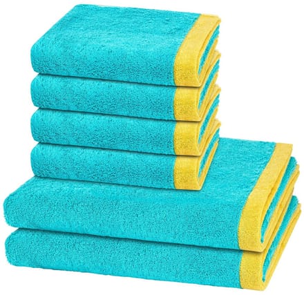 Cawö Sonstiges 4 X handdoek 2 X douchehanddoek - in set 6 pack Lifestyle Splash