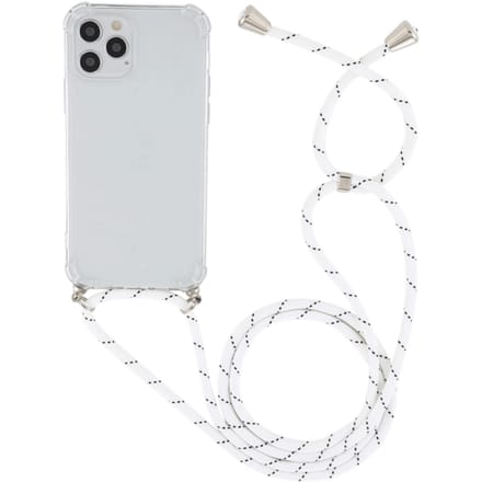 Comfycase iPhone 12 Pro Max Shockproof Telefoonhoesje met Koord Transparant
