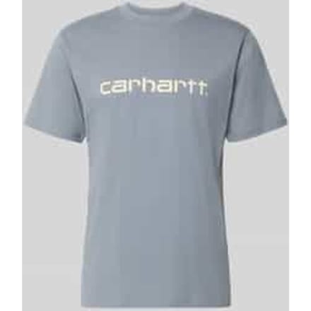 T-shirt van katoen Model 'Script'