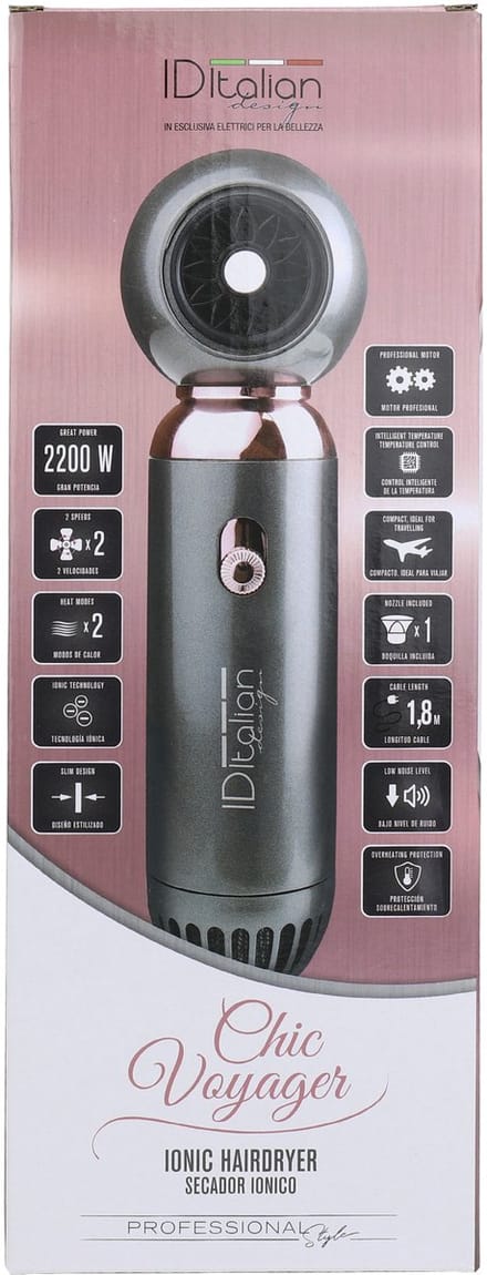 ITALIAN DESIGN ELECTRICAL ITEMS chic voyager 2200w ionische haardroger