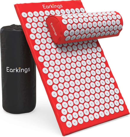 Spijkermat met kussen en met Opbergtas - 8000+ punten - Rood