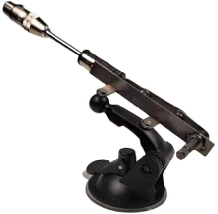 Mini lineaire stang - Bewegingsmechanisme - Doe-het-zelf projecten - Verstelbare zuignap - 45 mm slag - Zilver