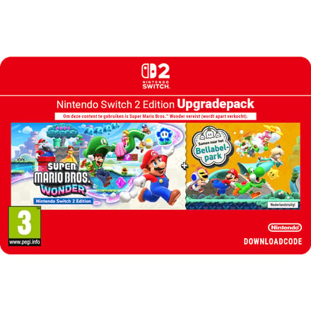 Super Mario Bros. Wonder  Nintendo Switch 2 Edition + Samen naar het Bellabelpark-upgradepack