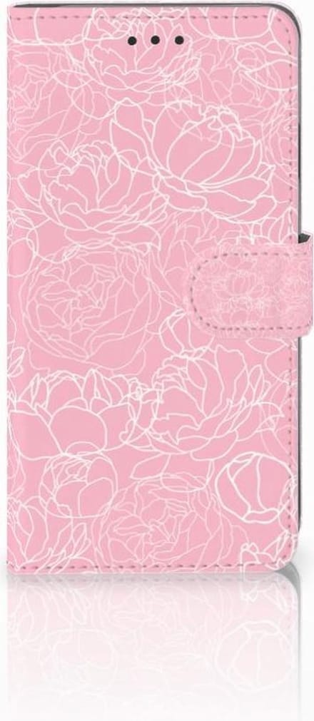 Apple iPhone Xs Max Hoesje White Flowers