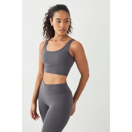 Dames DSGN Studio Ultra Sculpt Gevoerde Sportbeha | Houtskool | Maat: XS