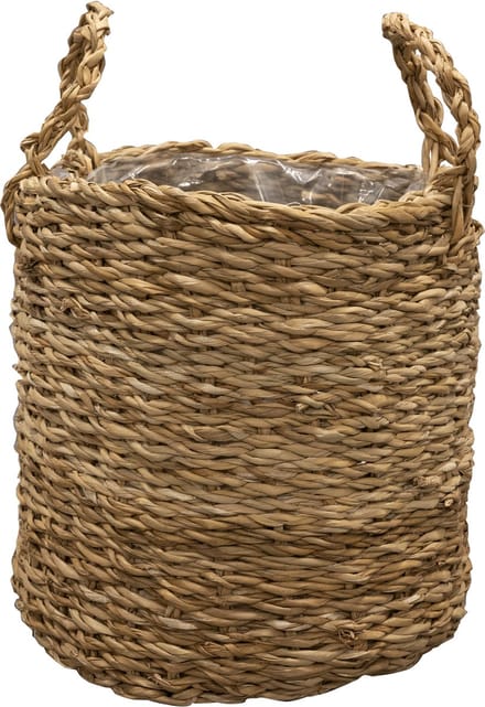 Ter Steege - Zeegras Mand - naturel - D26 x H23 cm - Opening 21 cm