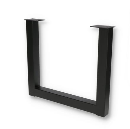 Seart Group - U-Vorm Tafelonderdeel - 82x71cm - Zwart