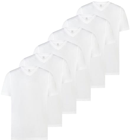 LERROS Heren t-shirt 6 pack Basic