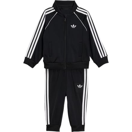Adidas Sst Tracksuit Trainingspakken Baby - Zwart - Maat 63 - 68 CM - Poly Mesh