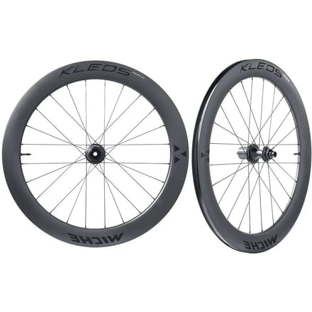 Paar wielen Miche Kleos RD 62 100/142 Disque CL carbone - Shimano HG