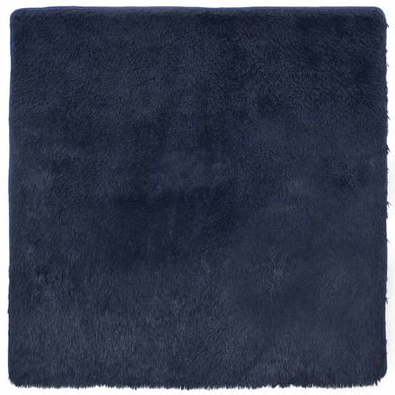 vidaXL Hoogpolig vloerkleed NAVARRA 200x200 cm polyester marineblauw