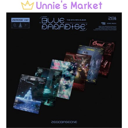 ZEROBASEONE BLUE PARADISE_ ZEROSE Ver. / 5e mini-album [NO POB] Random ver. black