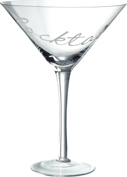 Cocktailglas | glas | transparant | 18x18x (h)23 cm