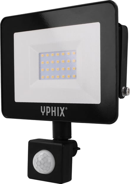 LED Schijnwerper met bewegingsmelder Pro 20W 3000K IP44 - Buitenlamp met bewegingssensor