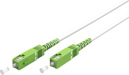 SC/APC Simplex FTTH kabel | OS2 | wit | LSZH | 30 meter