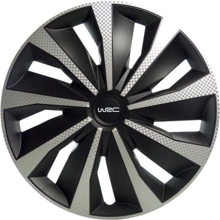 WRC Wieldoppen 15 inch - carbon look - 4 stuks