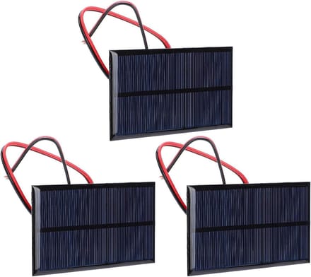 Zonnepaneel - Zonnecel module - Projecten opladen - Hoge conversie - 110 x 60 mm - Zwart