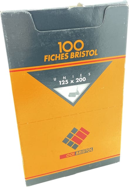 Oxford - Indexkaarten 125x200 mm - Gelijnd - 100 stuks - Wit
