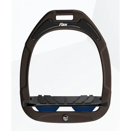 Ingelaste Steigriemen Bruin/Zwart/Marine Flex-On Green Composite
