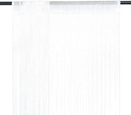 Deurgordijn vliegengordijn - Deur gordijn - 140x250 cm - Wit