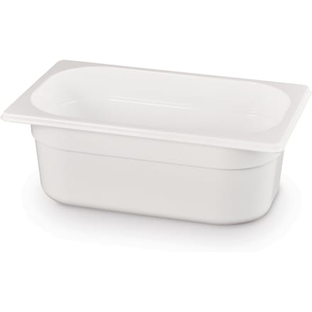 HENDI Gastronormbak – polycarbonaat – 1,8L – wit – 265x162x65 mm
