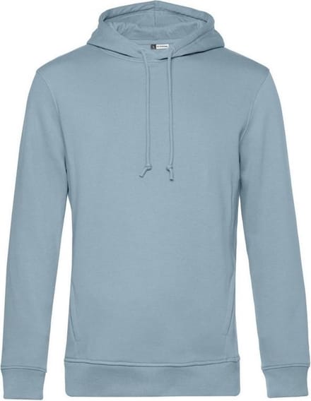 B&C Heren Organische kapperstrui (Blauwe Mist)