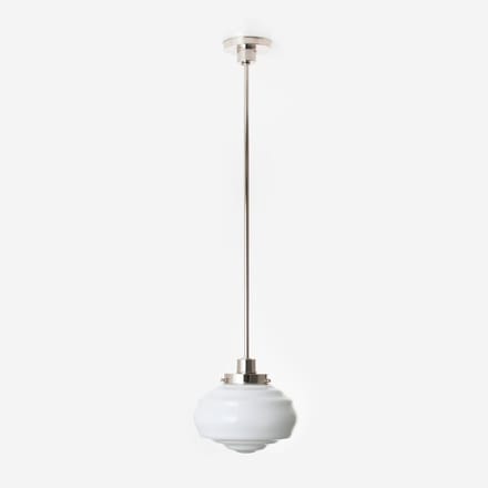 Hanglamp Alphonse 20's Nikkel - Art Deco Trade