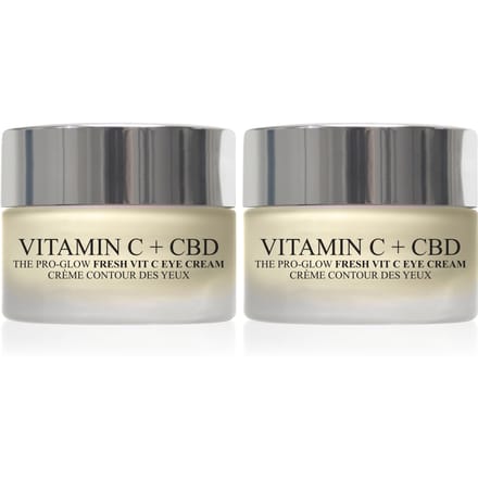 2 x Vitamine C + CBD Oogcrème 15ml