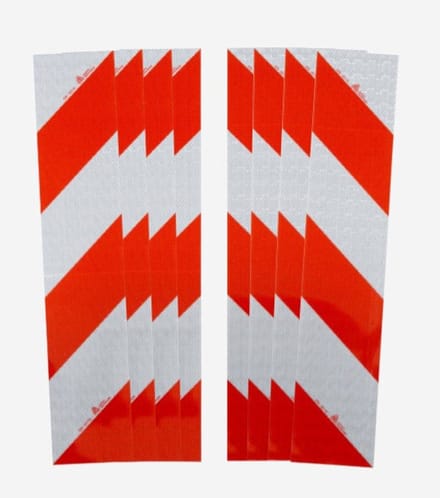Containermarkeringset Klasse 2 compleet | Avery Dennison 1x links, 1x rechts / 141mm / 705mm